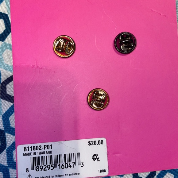 Betsey Johnson trolls edition lips, rainbow and music notes pins - Picture 4 of 4